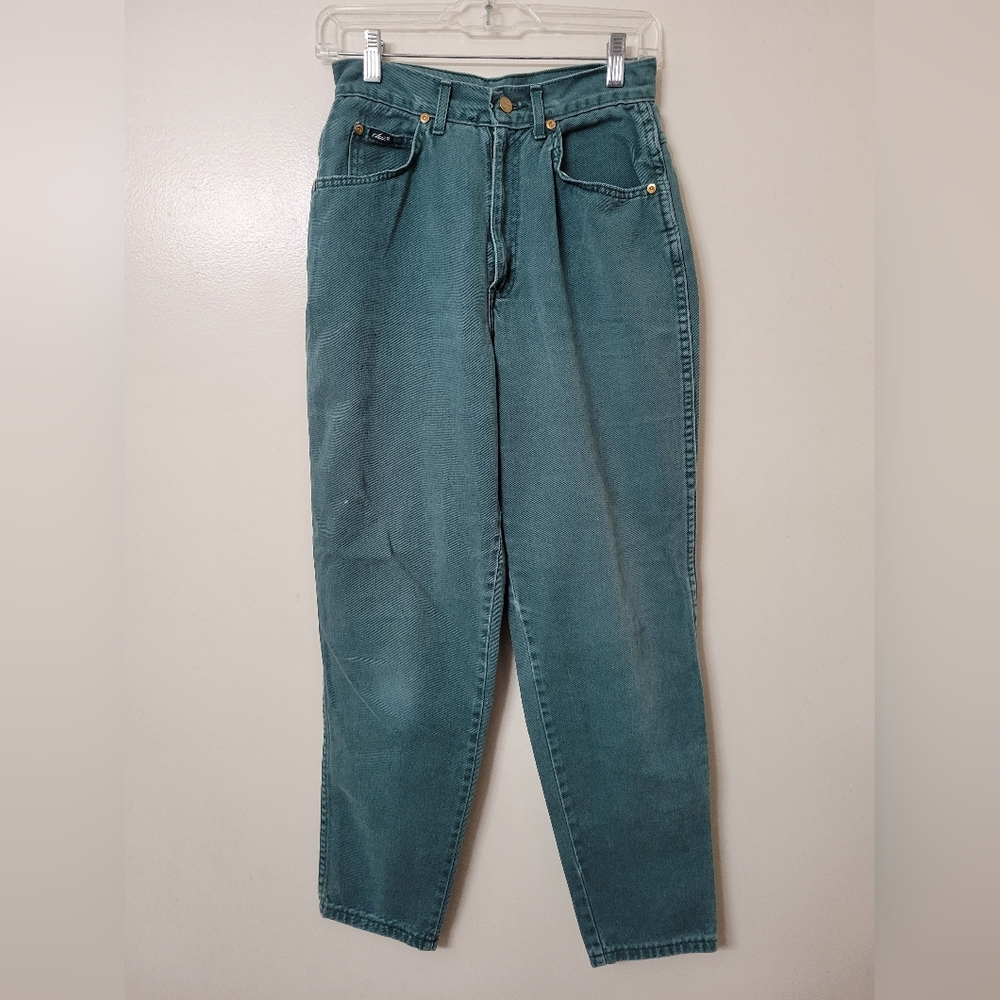 Chic Women's Straight Leg Jeans - Teal